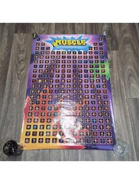 Vintage 1985 Muscle Men Mattel M.U.S.C.L.E. Figure Poster 23x35 - ORIGINAL